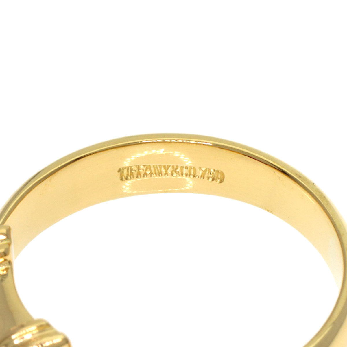 TIFFANY&Co. Stacking Ruby Ring K18 Yellow Gold Ladies [Used]