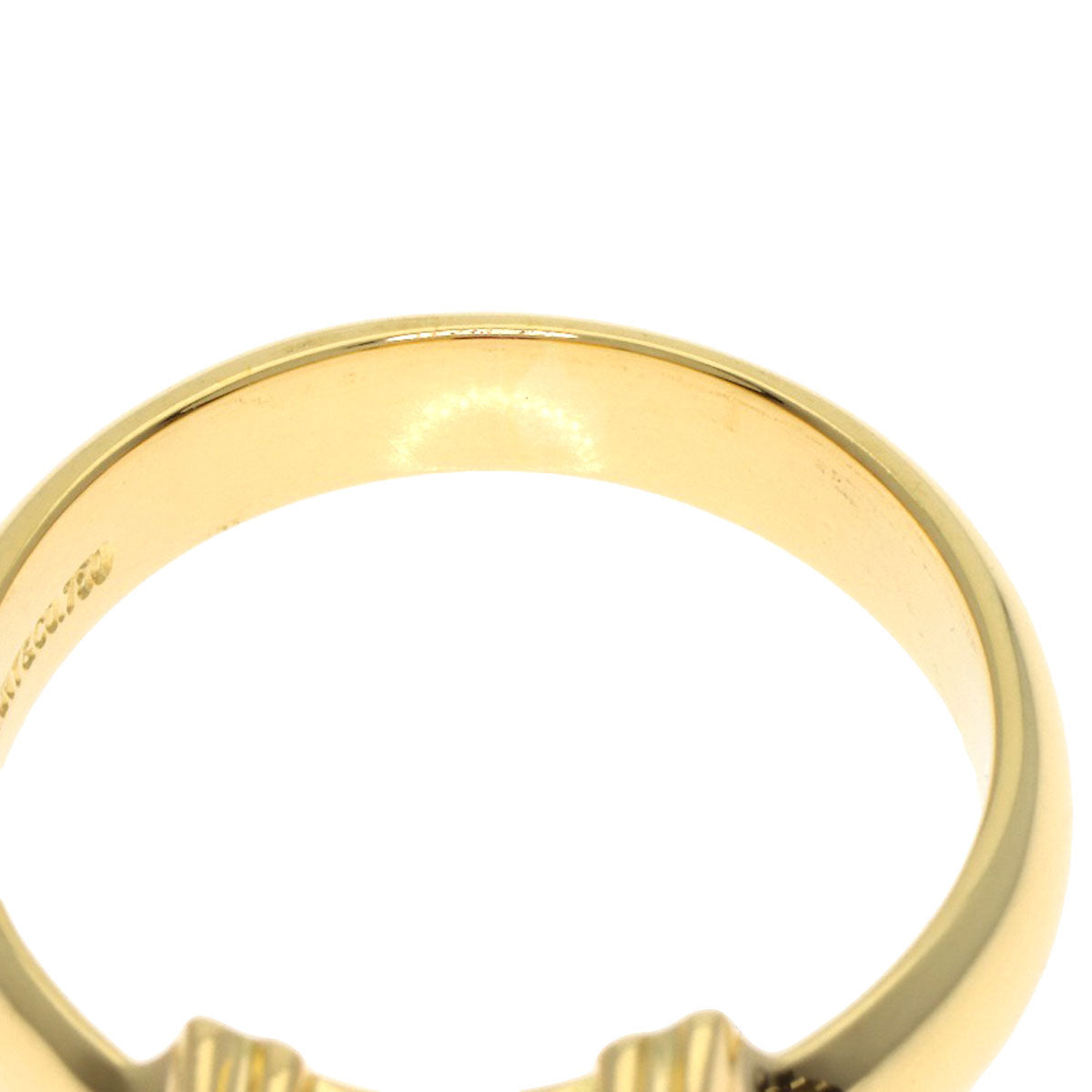 TIFFANY&Co. Stacking Ruby Ring K18 Yellow Gold Ladies [Used]