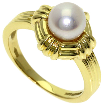TIFFANY&Co. Akoya pearl Pearl Ring K18 Yellow Gold Ladies [Used]