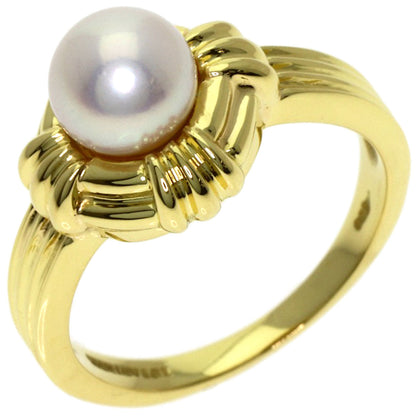 TIFFANY&Co. Akoya pearl Pearl Ring K18 Yellow Gold Ladies [Used]