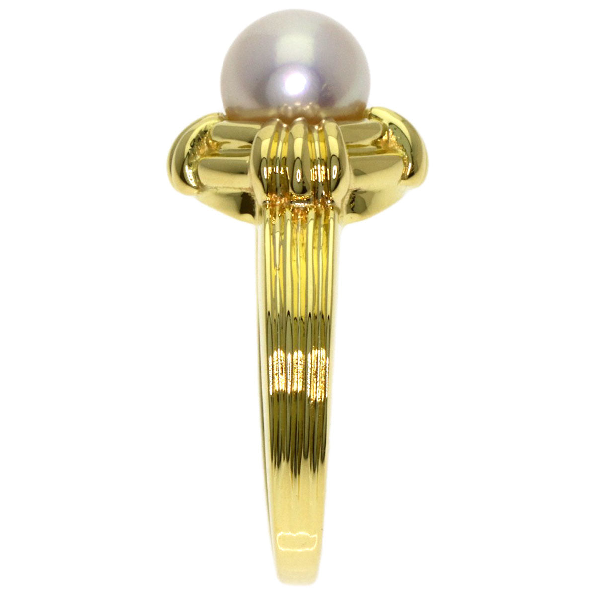 TIFFANY&Co. Akoya pearl Pearl Ring K18 Yellow Gold Ladies [Used]