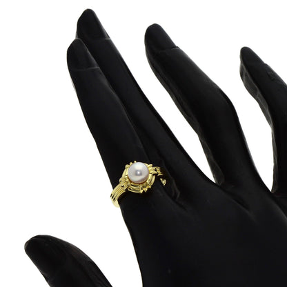 TIFFANY&Co. Akoya pearl Pearl Ring K18 Yellow Gold Ladies [Used]