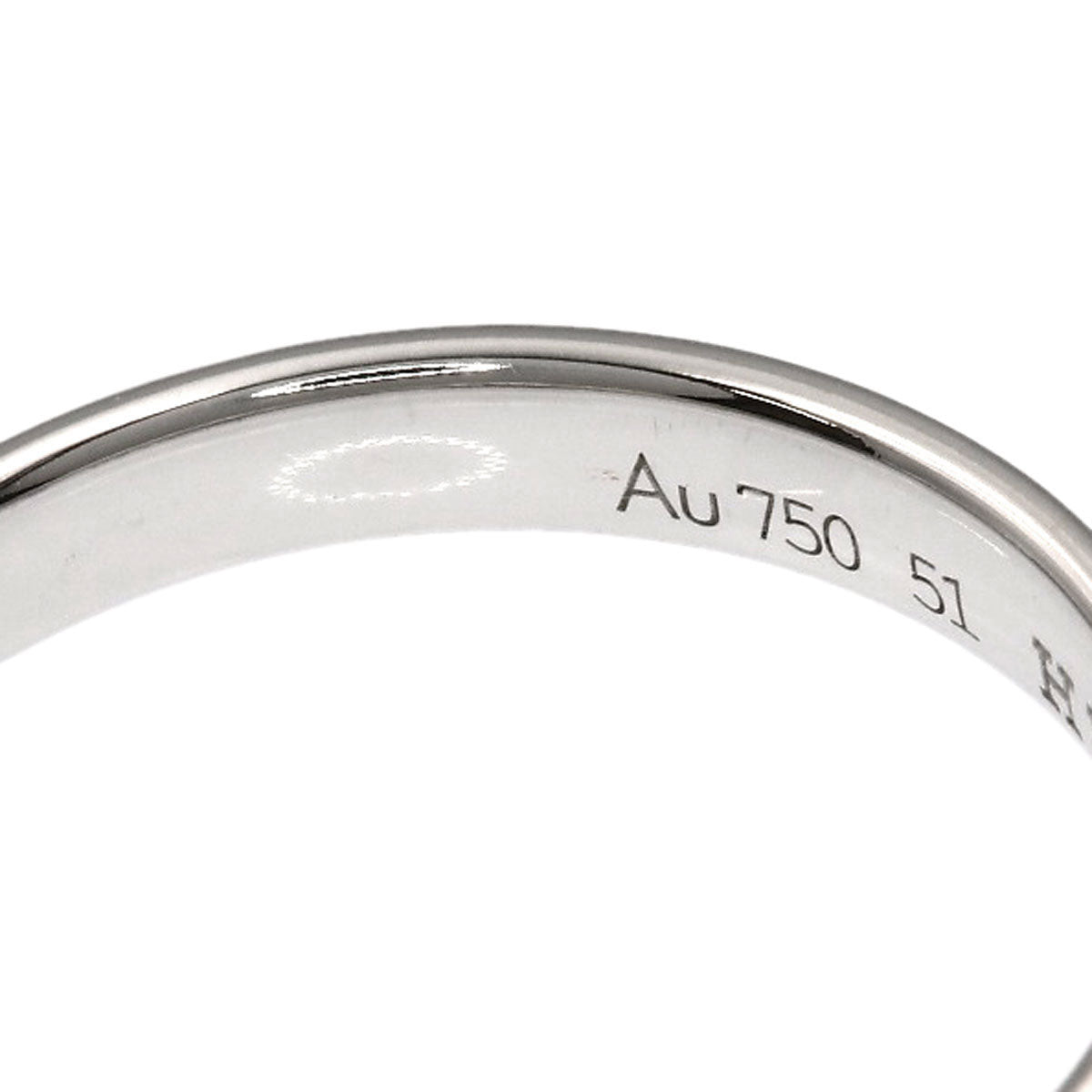 HERMES Arianne #51 Ring K18 White Gold Ladies [Used]
