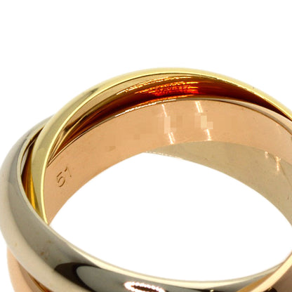 カルティエ トリニティ #51 リング・指輪 K18イエローゴールド/K18WG/K18PG レディース 【中古】【CARTIER】