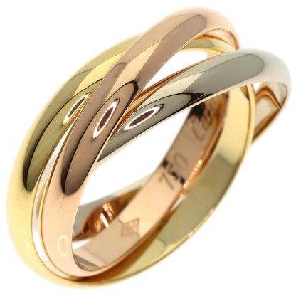 CARTIER Trinity SM #51 Ring K18 Yellow Gold 18K Pink GoldLadies [Used]