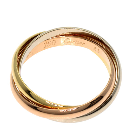 CARTIER Trinity SM #51 Ring K18 Yellow Gold 18K Pink GoldLadies [Used]