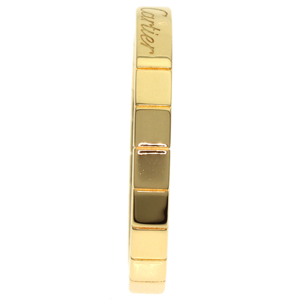 CARTIER Lanier # 59 Ring K18 Yellow Gold Ladies [Used]
