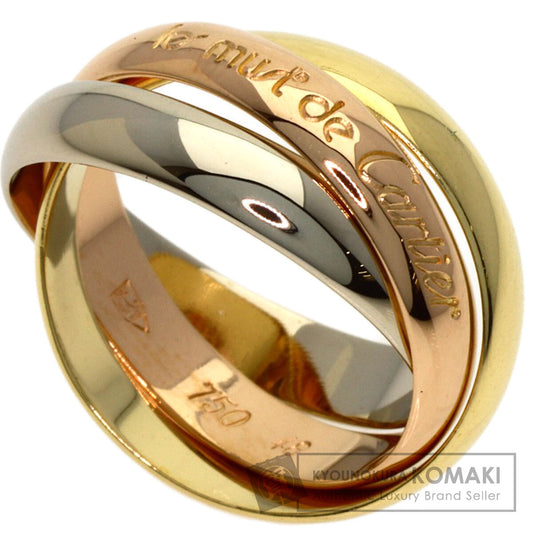 CARTIER Trinity #48 Ring K18 Yellow Gold K18 White GoldLadies [Used]