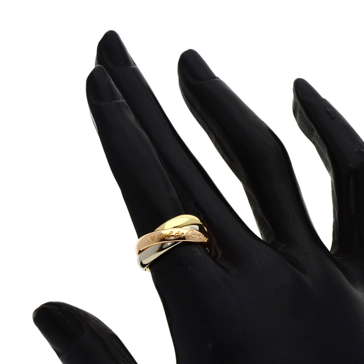 CARTIER Trinity #48 Ring K18 Yellow Gold K18 White GoldLadies [Used]