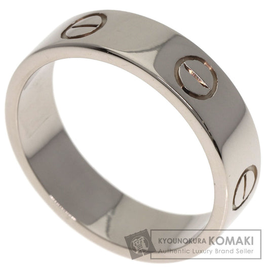 CARTIER love ring #56 Ring K18 White Gold Ladies [Used]
