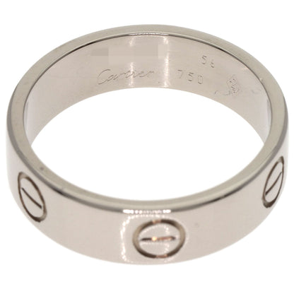 CARTIER love ring #56 Ring K18 White Gold Ladies [Used]