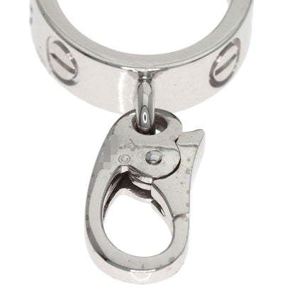 CARTIER Love charm Pendant top K18 White Gold Ladies [Used]