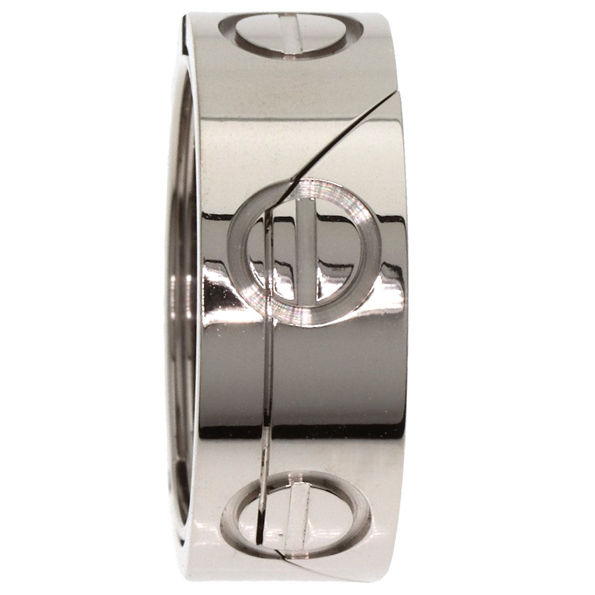 CARTIER Astro love ring with cord Ring K18 White Gold Ladies [Used]