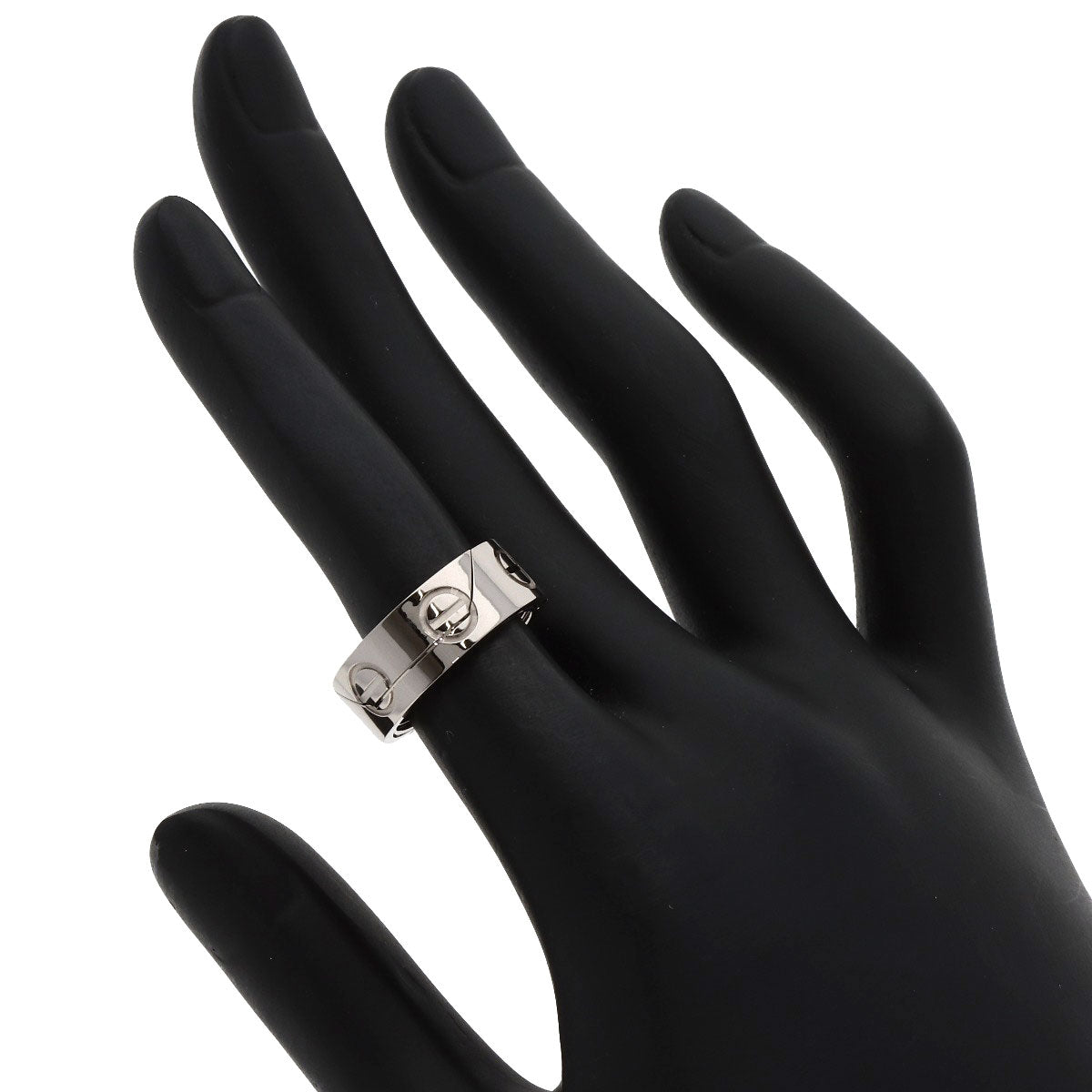 CARTIER Astro love ring with cord Ring K18 White Gold Ladies [Used]