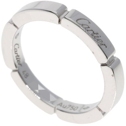 CARTIER Mailon Panthere # 48 Ring K18 White Gold Ladies [Used]
