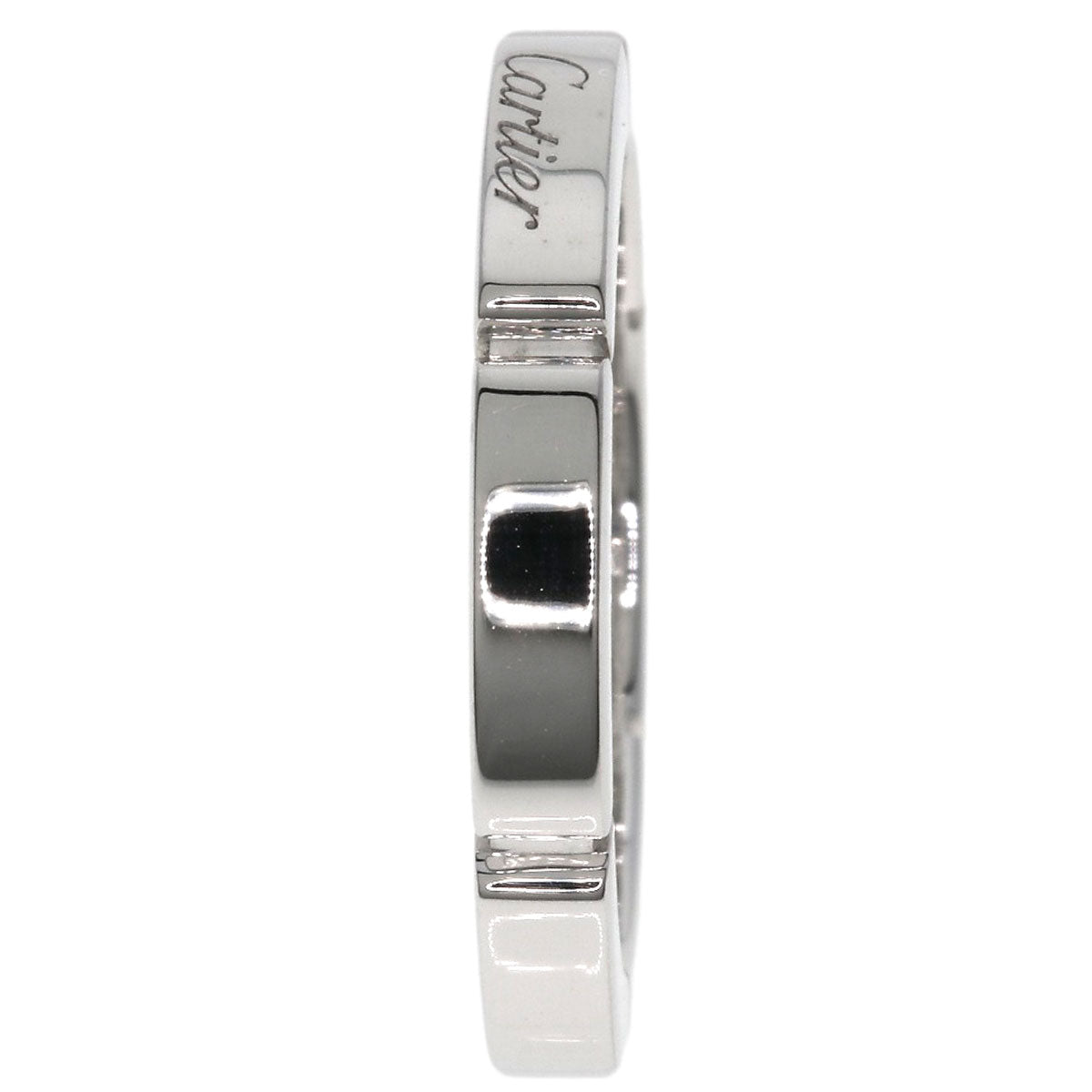 CARTIER Mailon Panthere # 48 Ring K18 White Gold Ladies [Used]