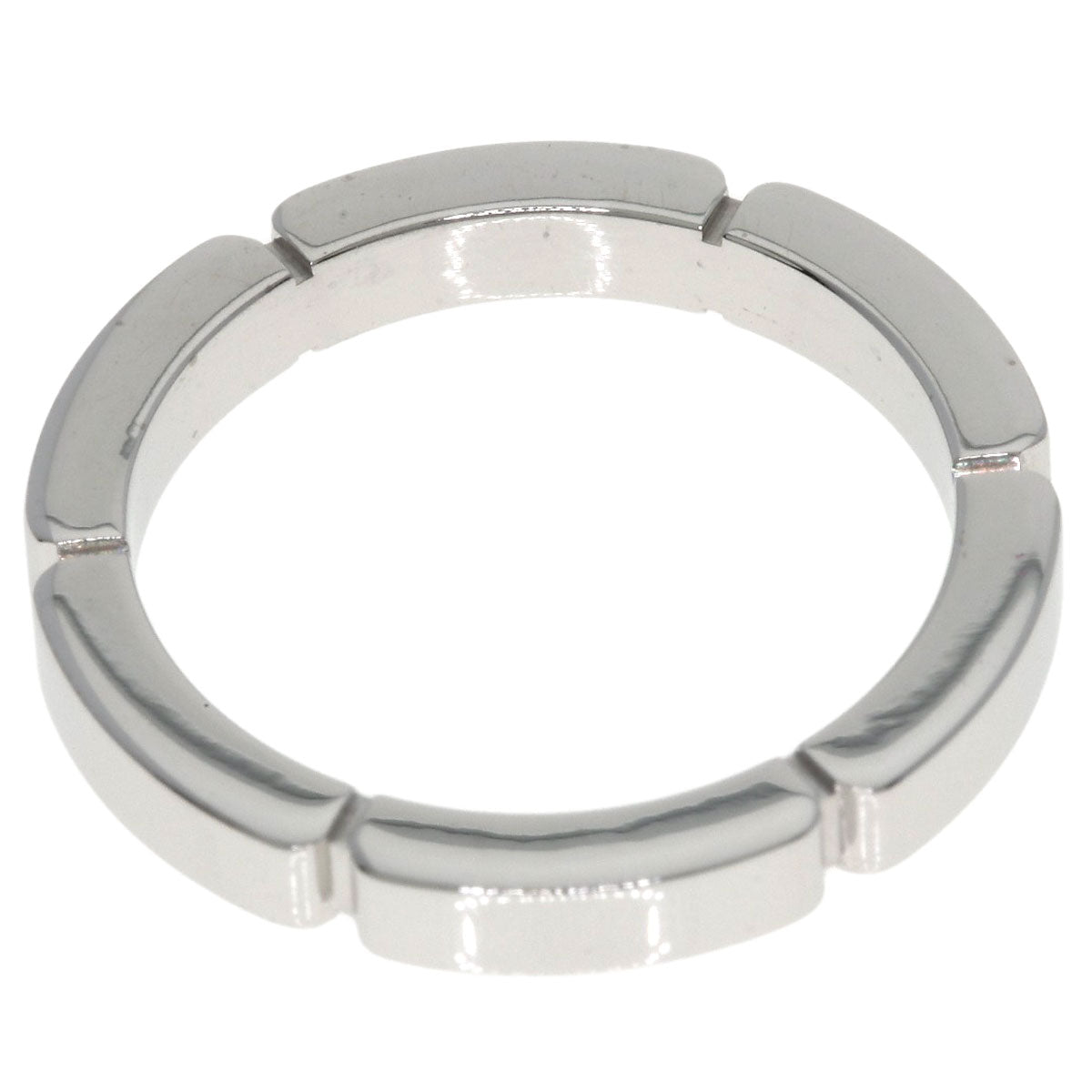 CARTIER Mailon Panthere # 48 Ring K18 White Gold Ladies [Used]