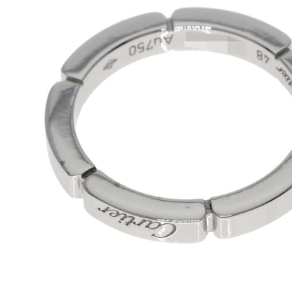 CARTIER Mailon Panthere # 48 Ring K18 White Gold Ladies [Used]