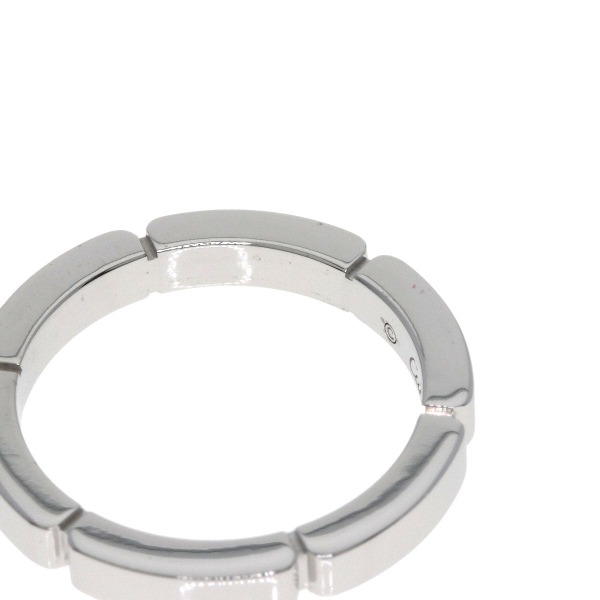 CARTIER Mailon Panthere # 48 Ring K18 White Gold Ladies [Used]