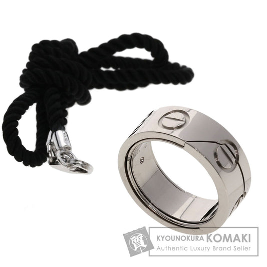 CARTIER Astro love ring with cord #49 Ring K18 White Gold Ladies [Used]
