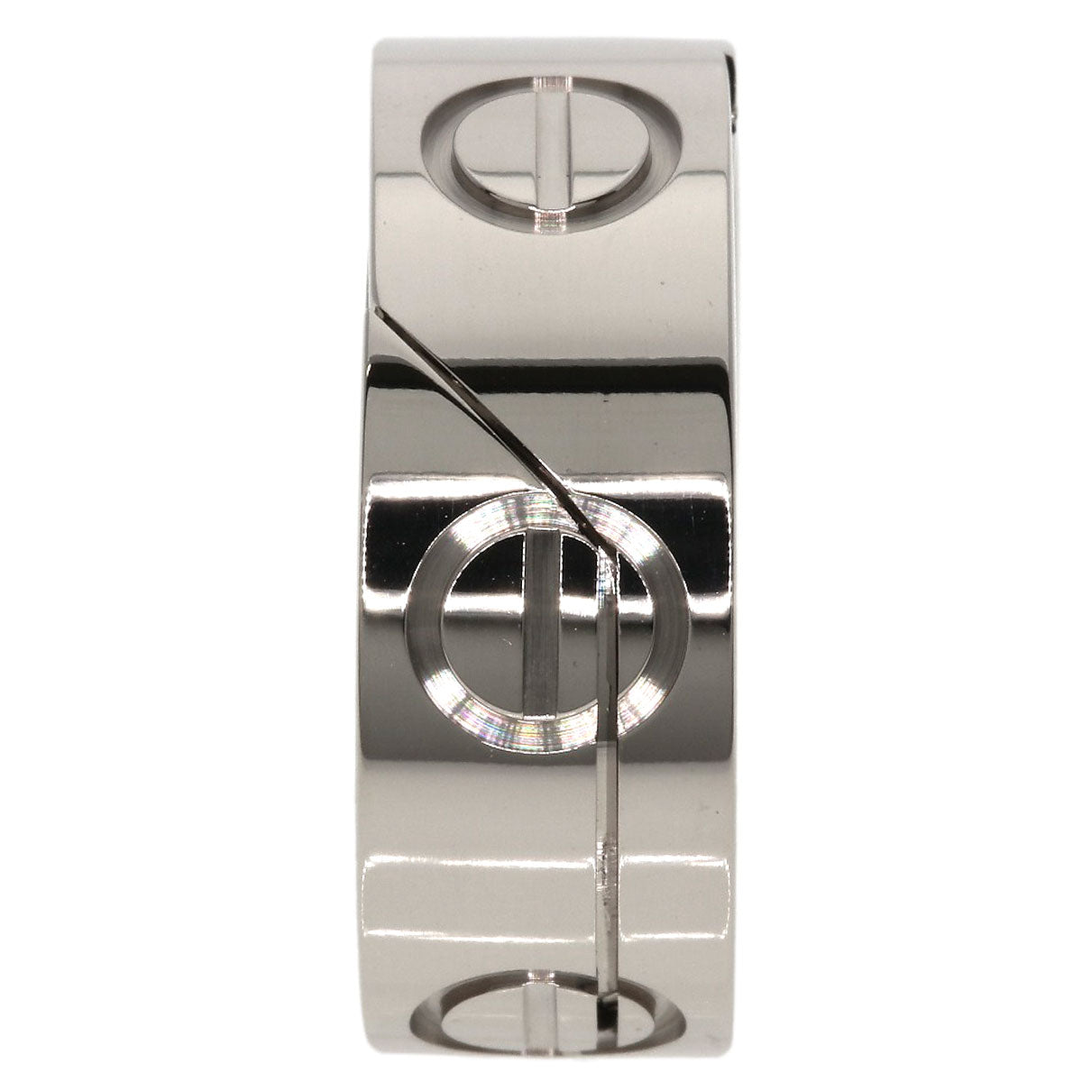 CARTIER Astro love ring with cord #49 Ring K18 White Gold Ladies [Used]