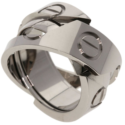 CARTIER Astro love ring with cord #49 Ring K18 White Gold Ladies [Used]