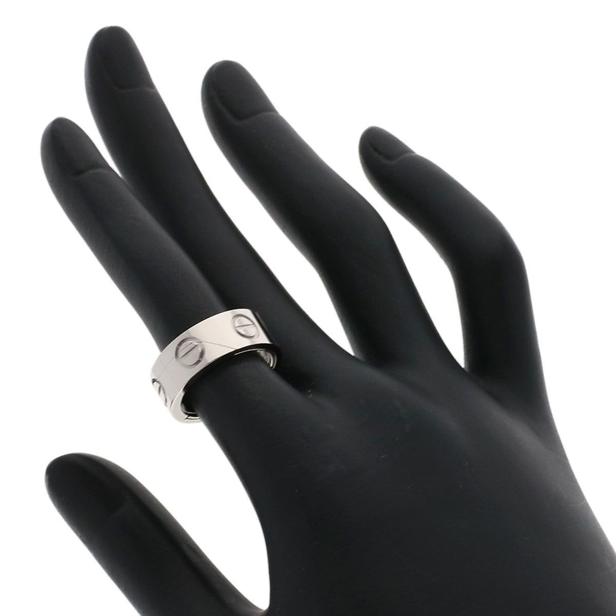 CARTIER Astro love ring with cord #49 Ring K18 White Gold Ladies [Used]