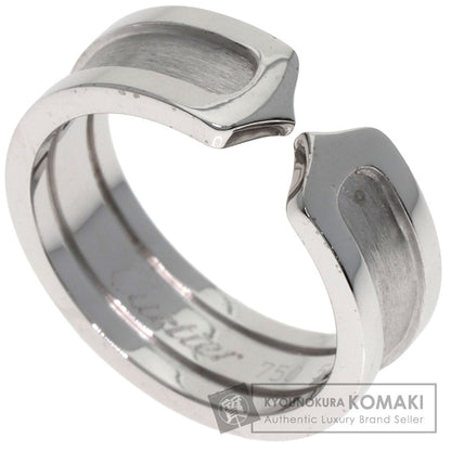 CARTIER C2 SM #52 Ring K18 White Gold Ladies [Used]