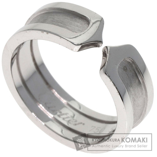 CARTIER C2 SM #52 Ring K18 White Gold Ladies [Used]