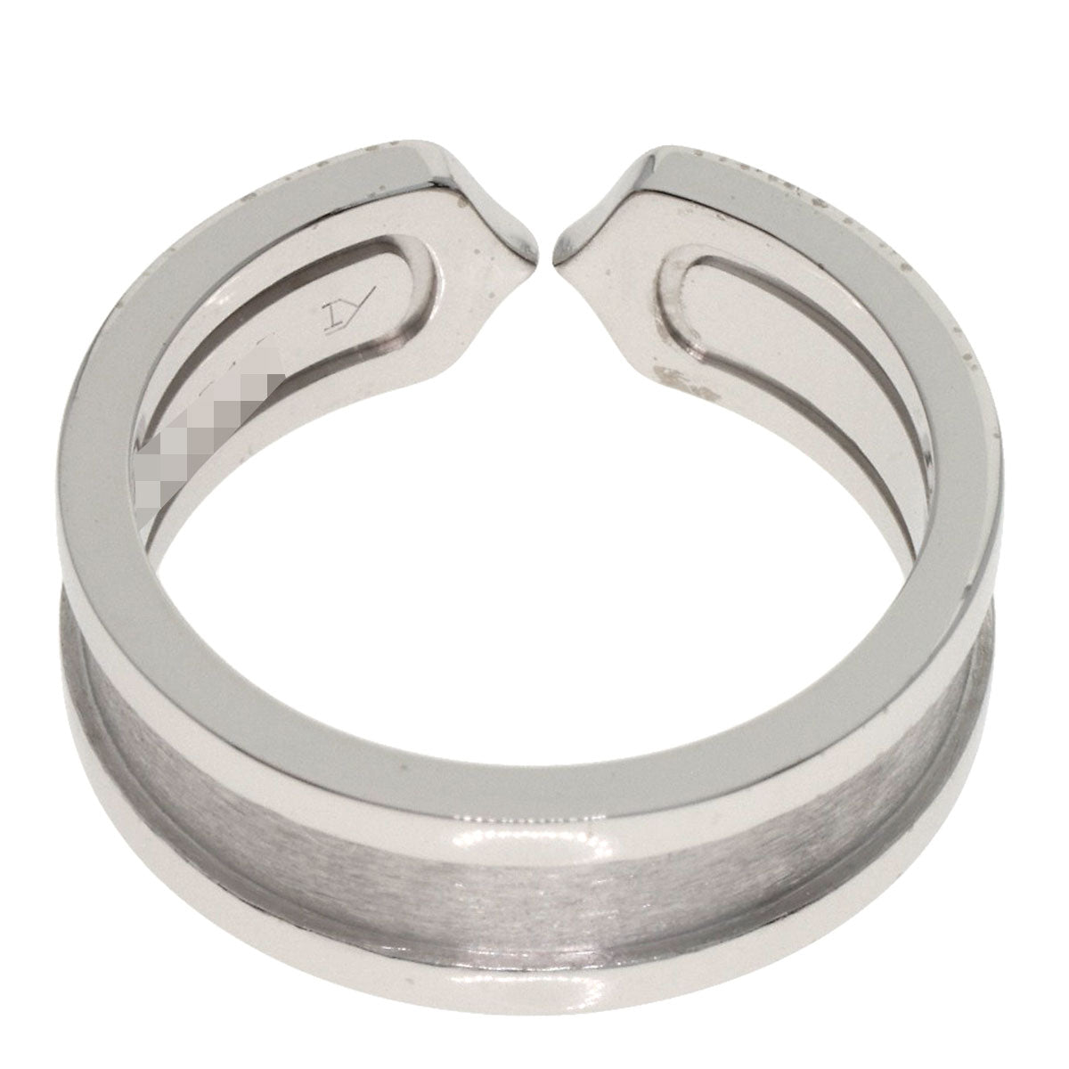 CARTIER C2 SM #52 Ring K18 White Gold Ladies [Used]