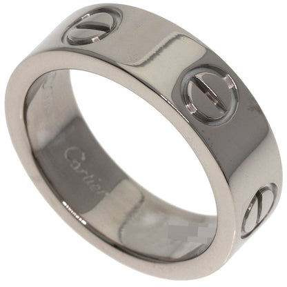 CARTIER love ring #49 Ring K18 White Gold Ladies [Used]