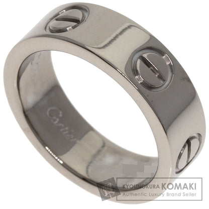 CARTIER love ring #49 Ring K18 White Gold Ladies [Used]