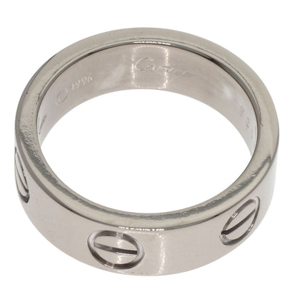 CARTIER love ring #49 Ring K18 White Gold Ladies [Used]