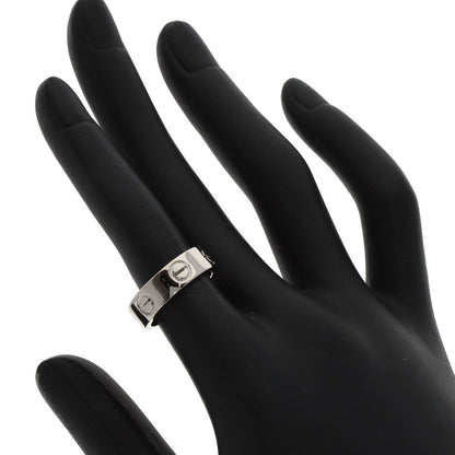 CARTIER love ring #49 Ring K18 White Gold Ladies [Used]