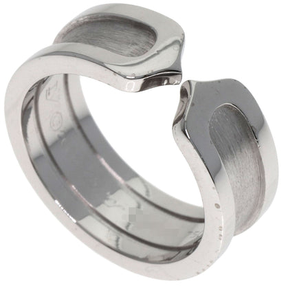 CARTIER C2 SM #48 Ring K18 White Gold Ladies [Used]