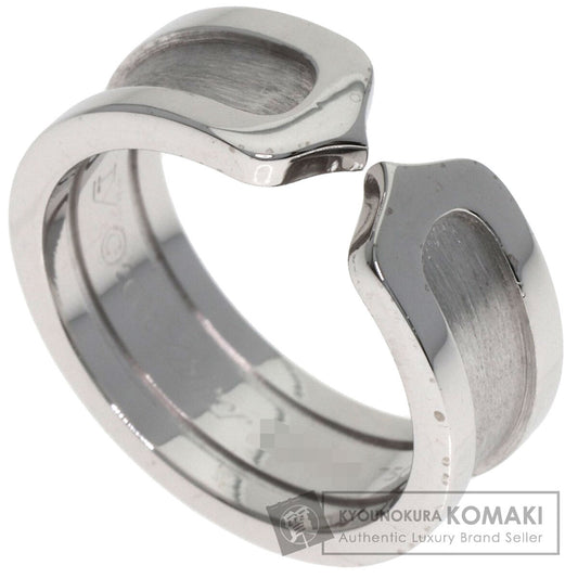 CARTIER C2 SM #48 Ring K18 White Gold Ladies [Used]