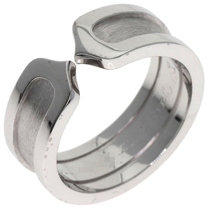 CARTIER C2 SM #48 Ring K18 White Gold Ladies [Used]