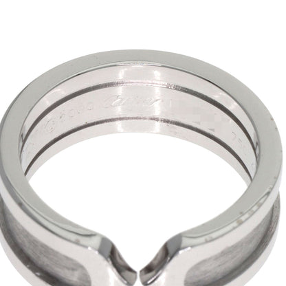 CARTIER C2 SM #48 Ring K18 White Gold Ladies [Used]