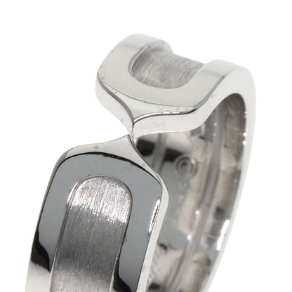 CARTIER C2 SM #48 Ring K18 White Gold Ladies [Used]