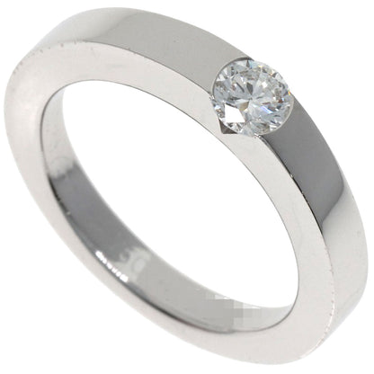 CARTIER Date with Diamond #47 Ring K18 White Gold Ladies [Used]