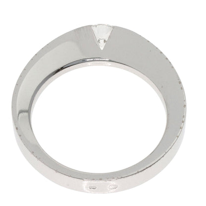 CARTIER Date with Diamond #47 Ring K18 White Gold Ladies [Used]