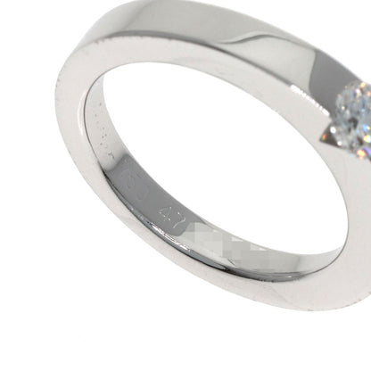 CARTIER Date with Diamond #47 Ring K18 White Gold Ladies [Used]