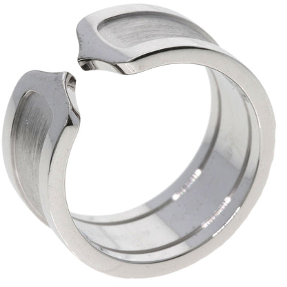 CARTIER C2 ring LM # 58 Ring K18 White Gold Ladies [Used]