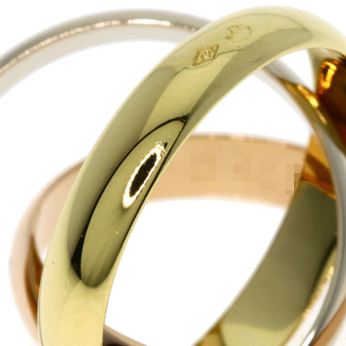 CARTIER Trinity #51 Ring K18 Yellow Gold K18 White GoldLadies [Used]