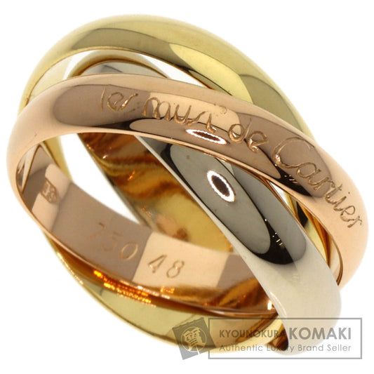 CARTIER Trinity #48 Ring K18 Yellow Gold K18 White GoldLadies [Used]