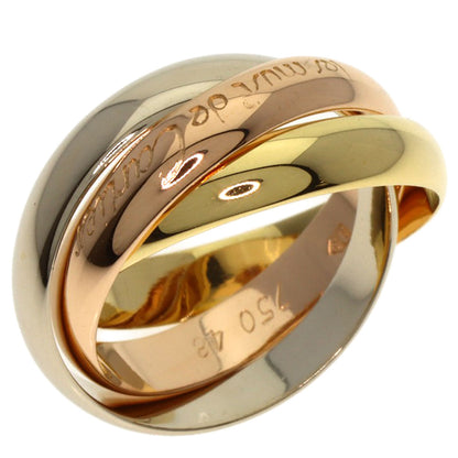 CARTIER Trinity #48 Ring K18 Yellow Gold K18 White GoldLadies [Used]