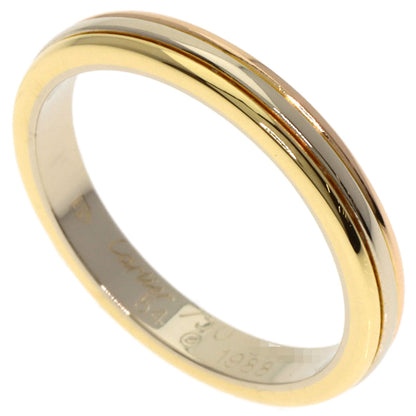 CARTIER Three colors # 54 Ring K18 Yellow Gold K18 White GoldLadies [Used]