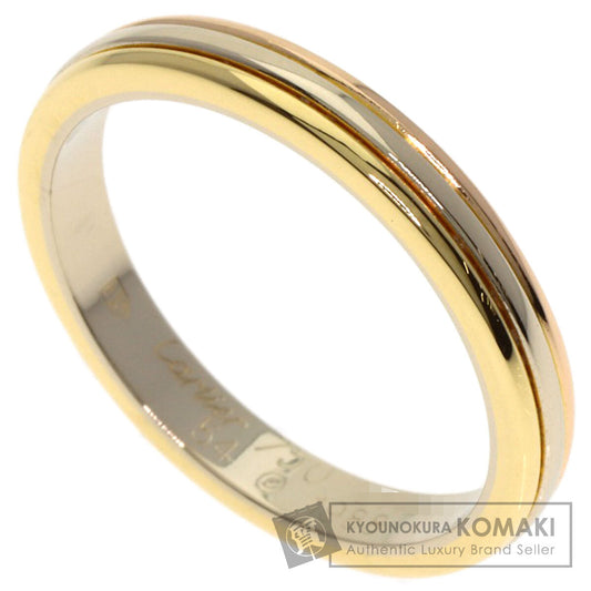 CARTIER Three colors # 54 Ring K18 Yellow Gold K18 White GoldLadies [Used]
