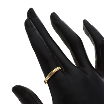 CARTIER Three colors # 54 Ring K18 Yellow Gold K18 White GoldLadies [Used]