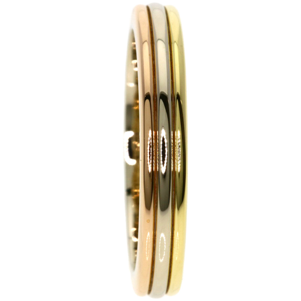 CARTIER Three colors # 48 Ring K18 Yellow Gold 18K Pink GoldLadies [Used]